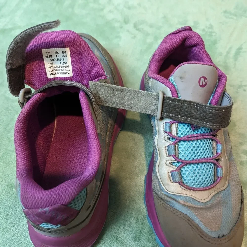 Merrell Moab Speed Low Waterproof Hiking Sneakers Women's 5.5 - Picture 4 of 7